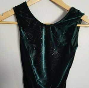 GK Sportswear green leotard Adult small (C0072)